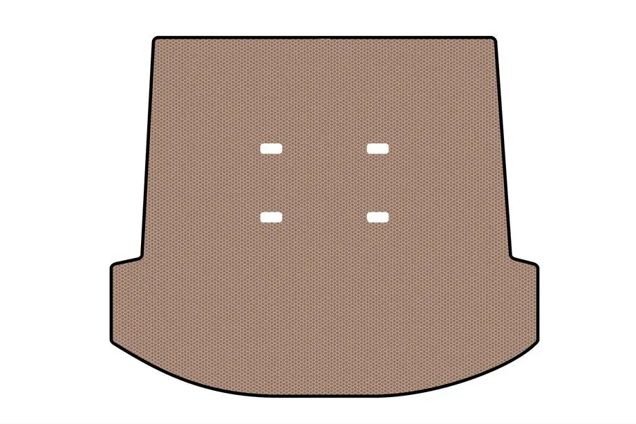 Toyota Fortuner 2006–2015 Gummimatta för bagageutrymmet Carsuit (Beige) Image