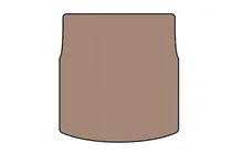 Volkswagen Phaeton 2002–2016 Gummimatta till bagageutrymmet Carsuit (SD, kort hjulbas, beige) foto 1
