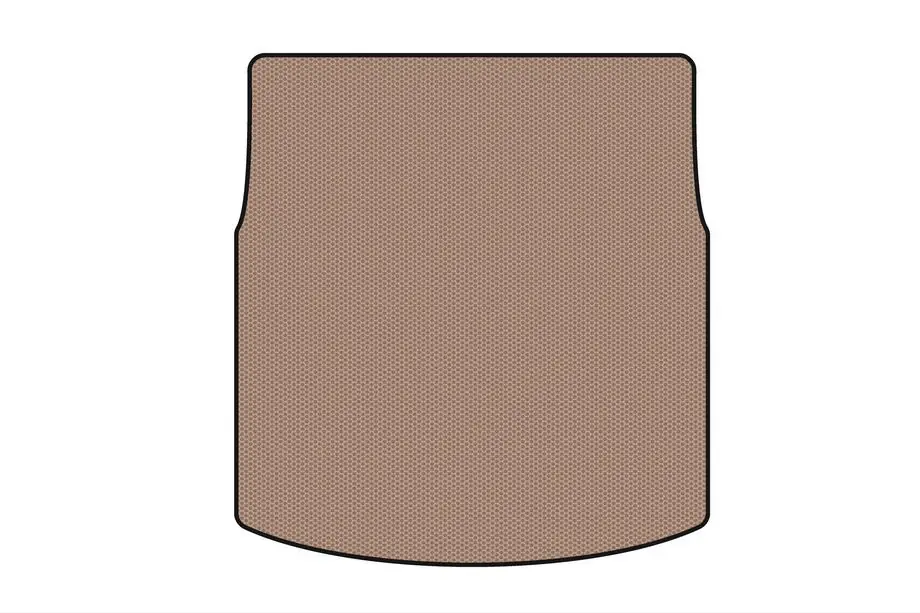 Volkswagen Phaeton 2002–2016 Gummimatta till bagageutrymmet Carsuit (SD, kort hjulbas, beige) Image