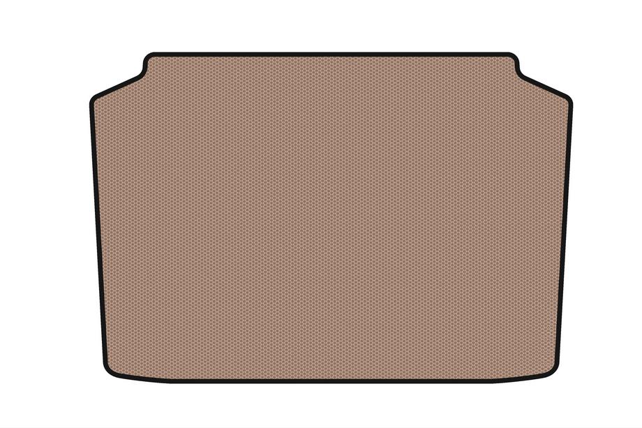 Volkswagen Polo 2001–2009 Gummimatta till bagageutrymmet Carsuit (HB, 3/5-dörrars, beige) Image
