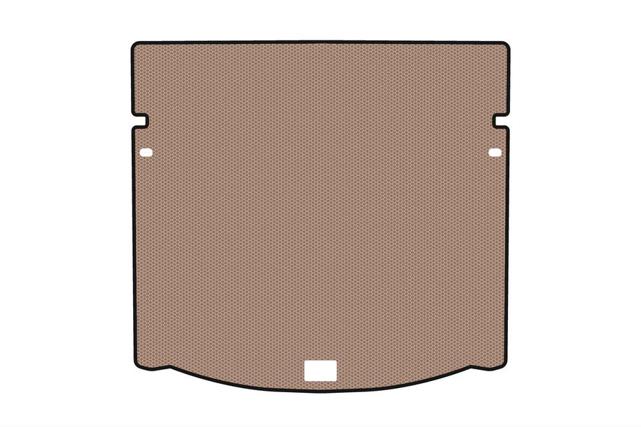 Volkswagen Touran 2003–2010 Gummimatta till bagageutrymmet Carsuit (2006-2010, 7-sits, beige) Image