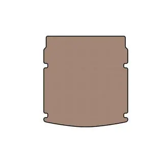 Gummibagagerumsmatta Carsuit V-1 (Coupé, beige) foto 1