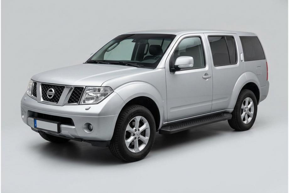 Nissan Pathfinder R51 2005–2014 Sidosteg Allmond Black (2 st, aluminium) Image