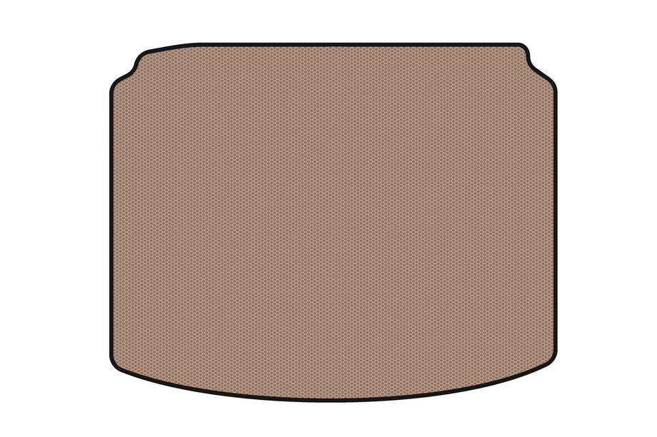 Citroen C-4 2004–2010 Gummimatta till bagageutrymmet Carsuit (HB, 5-dörrars, facelift, beige) Image