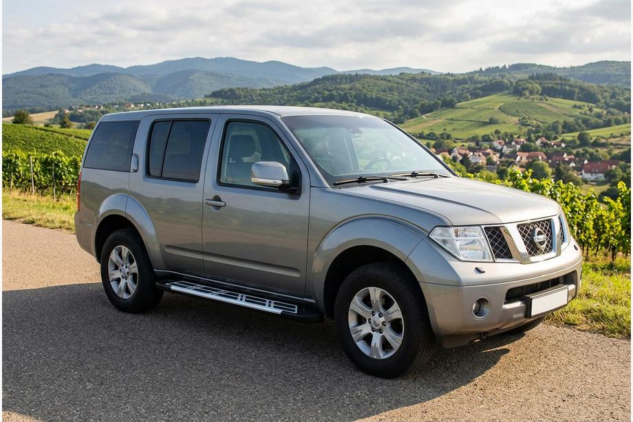 Nissan Pathfinder R51 2005–2014 Sidosteg Sunrise (2 st, aluminium) Image