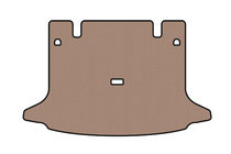 Dacia Logan I 2005–2008 Gummimatta för bagageutrymme Carsuit (SW, 7-sits, beige) foto 1