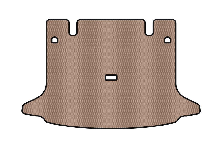 Dacia Logan I 2005–2008 Gummimatta för bagageutrymme Carsuit (SW, 7-sits, beige) Image