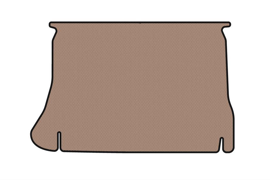 Daewoo Lanos 1998–2017 Gummimatta för bagageutrymmet Carsuit (HB, beige) Foto 1