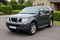 Nissan Pathfinder R51 2005–2014 Sidosteg RedLine V1 (2 st, aluminium) foto 1