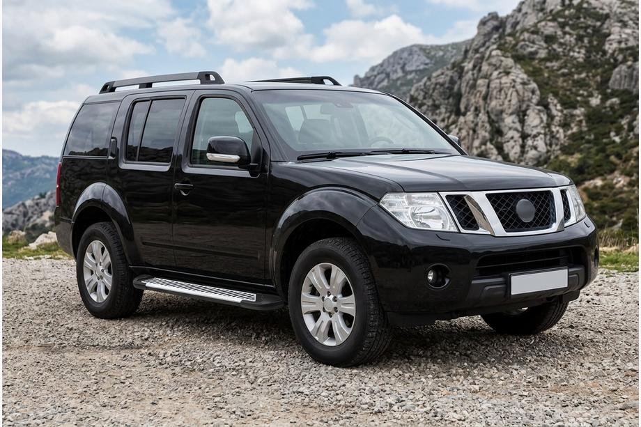 Nissan Pathfinder R51 2005–2014 Sidosteg Line (2 st, aluminium) Image