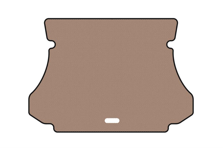 Hyundai Santa Fe 1 2000–2006 Gummimatta för bagageutrymmet Carsuit (Beige) Image