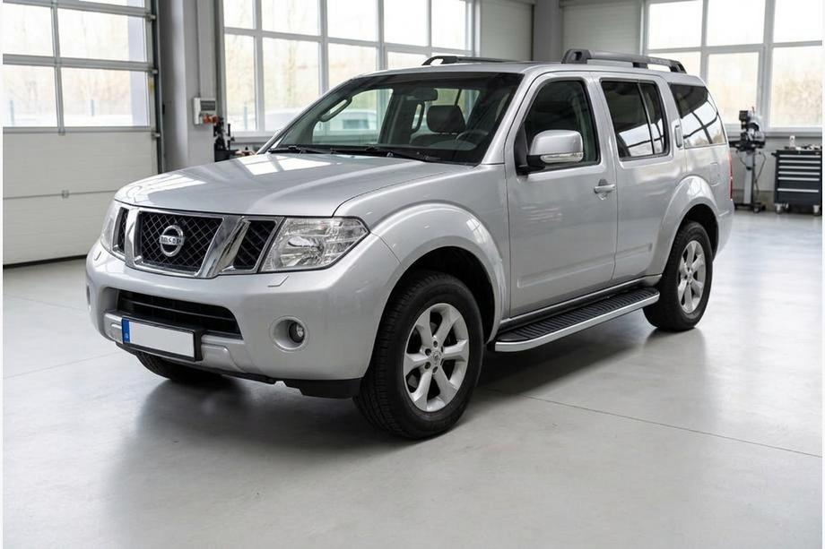 Nissan Pathfinder R51 2005–2014 Sidosteg Tayga Grey (2 st, aluminium) Image