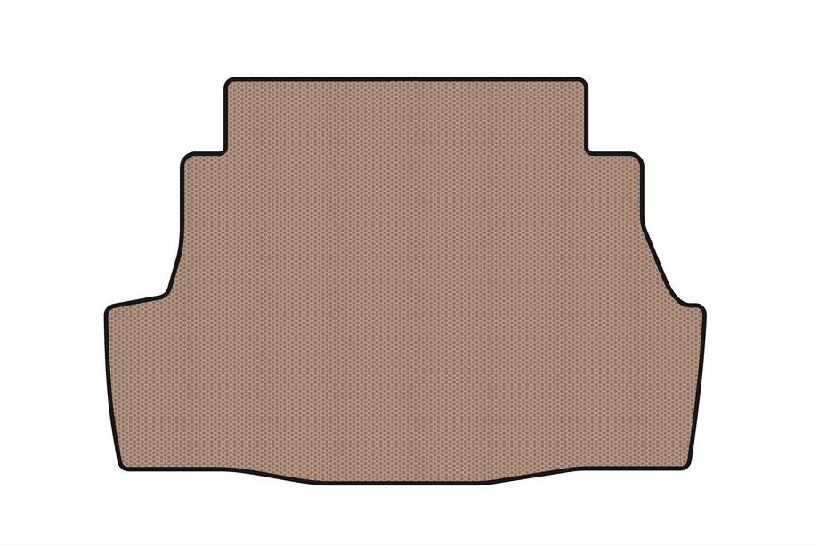 Nissan Almera B10 Classic 2006–2012 Gummimatta för bagageutrymmet Carsuit (SD, beige) Image