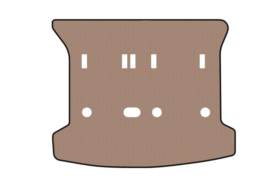 Peugeot 307 2001–2008 Gummimatta för bagageutrymmet Carsuit (SW, beige) Image