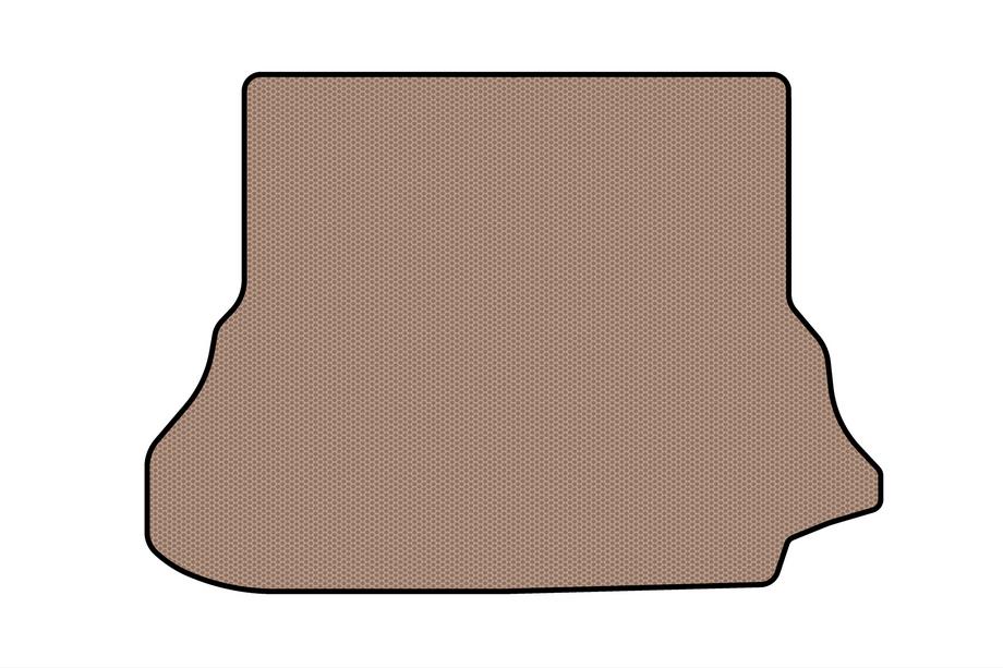 Renault Laguna 2001–2007 Carsuit gummimatta till bagageutrymmet (HB, 5-dörrars, beige) Image