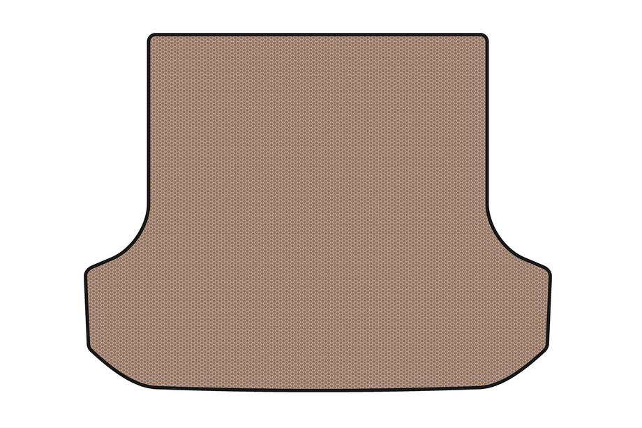 Renault Logan MCV 2013–2022 Gummimatta för bagageutrymmet Carsuit (SW, beige) Image