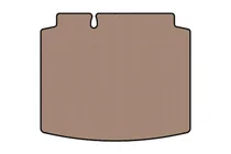 Seat Leon 2005–2012 Carsuit gummimatta till bagageutrymmet (HB, 5-dörrars, beige) foto 1
