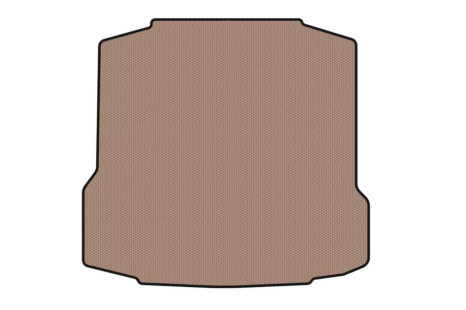 Skoda Rapid 2012–2019 Gummimatta till bagageutrymmet Carsuit (LiftBack, beige) Image