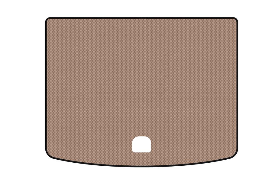 SsangYong Kyron 2005–2014 Gummimatta för bagageutrymmet Carsuit (Beige) Foto 1