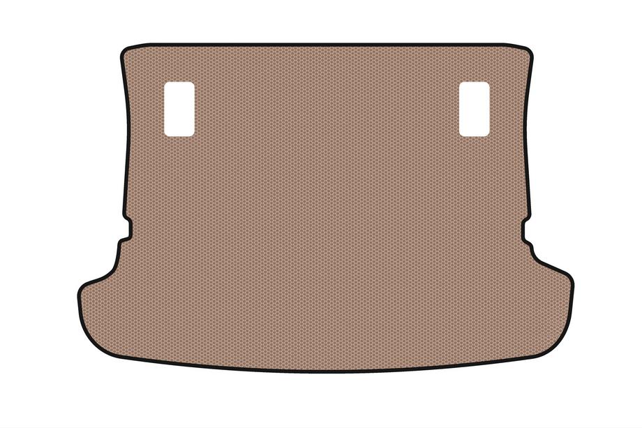 Toyota Corolla Verso 2004–2009 Gummimatta för bagageutrymmet Carsuit (7-sitsig, beige) Image