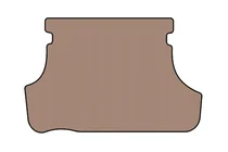 Toyota Yaris 2006–2011 Gummimatta till bagageutrymmet Carsuit (SD, USA, beige) foto 1