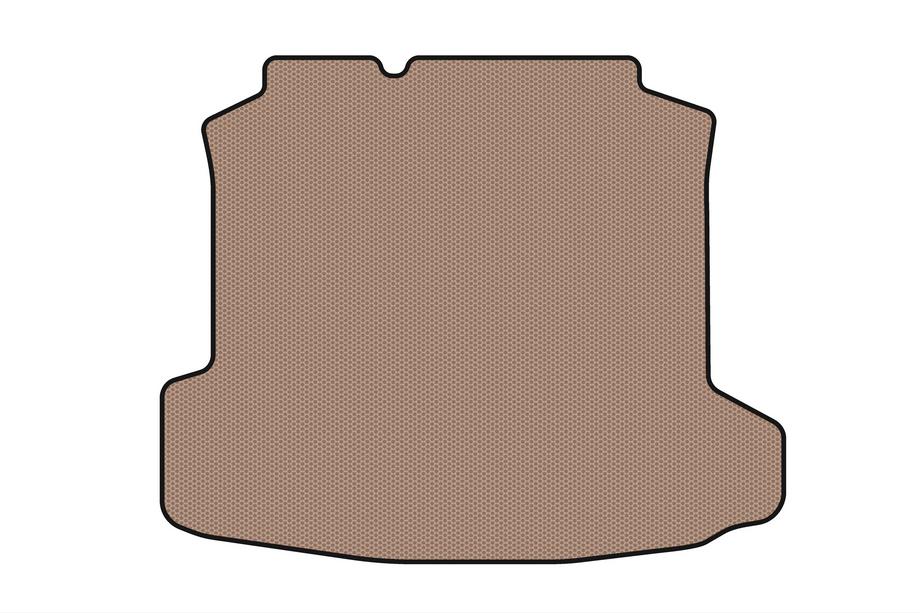 Volkswagen Polo 2010–2017 Gummimatta för bagageutrymmet Carsuit (SD, beige) Image