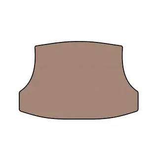 Gummimatta till bagageutrymmet Carsuit (2012-2015, beige)