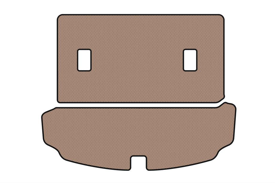 Acura MDX 2007–2013 Gummimatta till bagageutrymmet Carsuit V-2 (Beige) Image