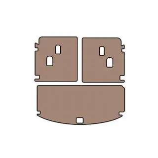 Gummimatta till bagageutrymmet Carsuit V-2 (Beige) foto 1