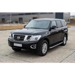 Sidosteg Tayga Grey (2 st, aluminium) Nissan Patrol Y62 2010–2024 foto 1
