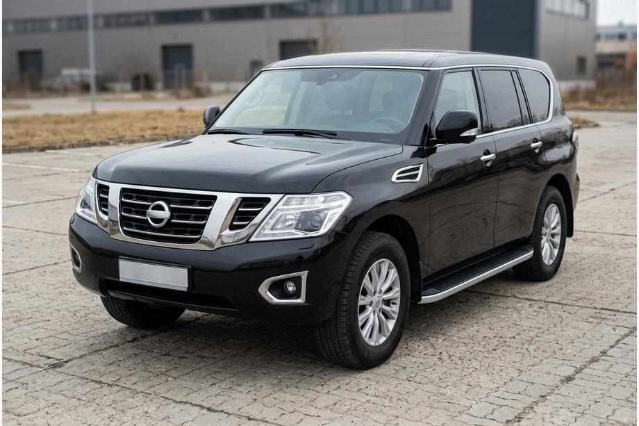 Nissan Patrol Y62 2010–2024 Sidosteg Tayga Grey (2 st, aluminium) Image