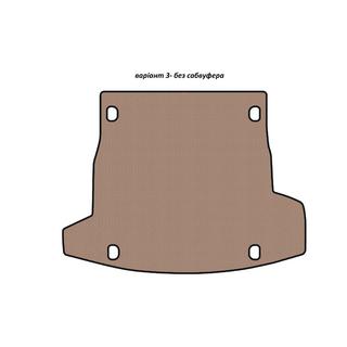 Gummimatta till bagageutrymmet Carsuit V-3 (utan subwoofer, beige) Alfa Romeo Stelvio 2016– foto 1