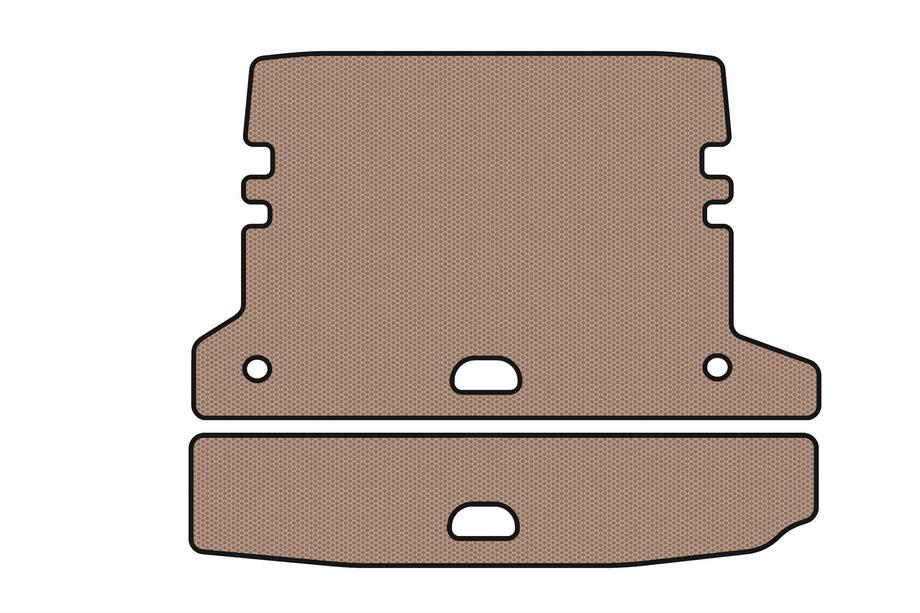 BMW 3-serien F30/F31 2012–2019 Gummimatta till bagageutrymmet Carsuit V-2 (för F-31, beige) Image