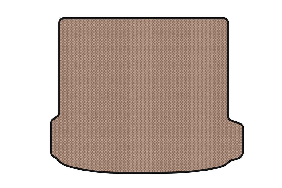 BMW X6 E71 2008–2014 Gummimatta till bagageutrymmet Carsuit V-2 (Beige) Image