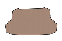 BYD F3 2013–2015 Gummimatta till bagageutrymmet Carsuit (med utskärning för gasflaska, SD, beige) foto 1