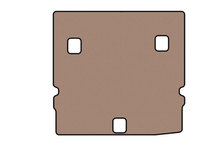 Chevrolet Orlando 2010–2018 Gummimatta till bagageutrymmet Carsuit V-2 (Beige) Image