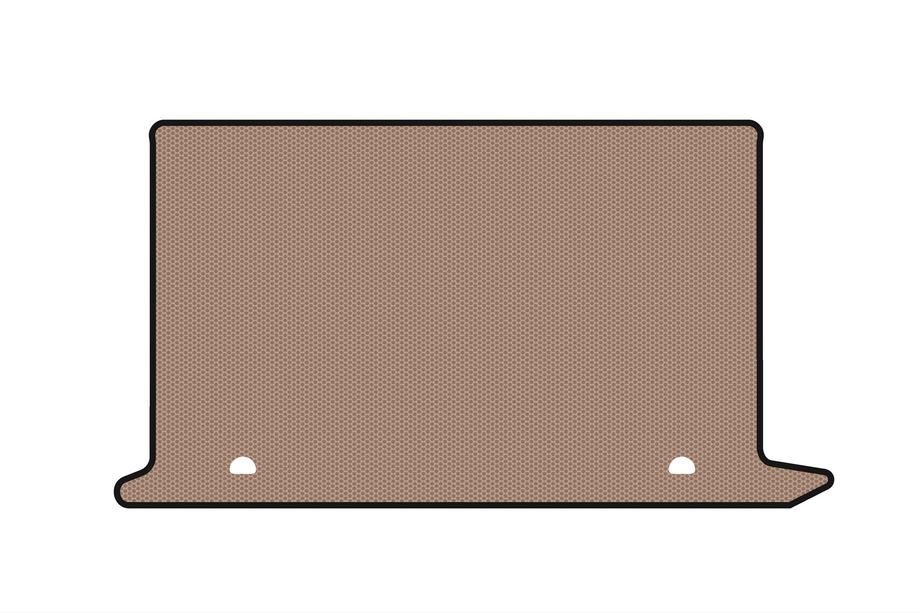 Fiat Doblo II 2010–2022 Gummimatta för bagageutrymmet Carsuit V2 (Beige) Image
