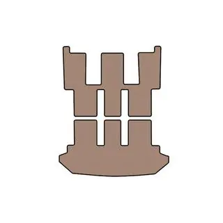 Gummimatta för bagageutrymmet Carsuit V2 (Beige)