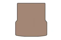Tesla Model S 2012– Gummimatta till bagageutrymmet Carsuit fram (4WD, 2012-2021, beige) foto 1