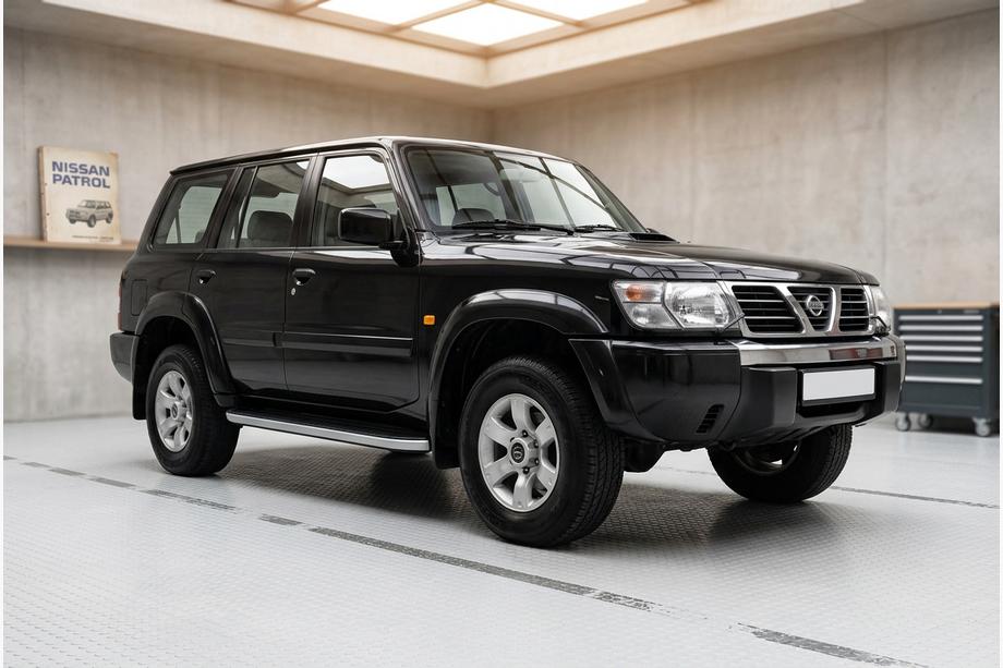 Nissan Patrol Y61 1997–2011 Sidosteg Tayga (2 st, aluminium) Image