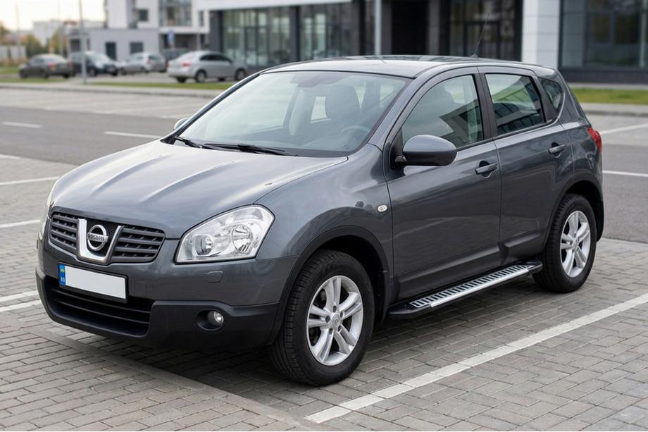 Nissan Qashqai 2007–2010 Sidosteg Line (2 st, aluminium) Image