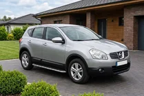 Nissan Qashqai 2007–2010 Sidosteg Maydos V1 (2 st, aluminium ↗ rostfritt stål) foto 1