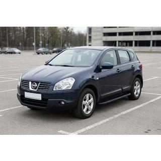 Sidosteg Bosphorus Black (2 st, aluminium) Nissan Qashqai 2007–2010 foto 1