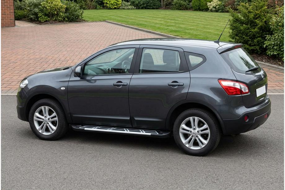 Nissan Qashqai 2010–2014 Sidosteg Sunrise (2 st, aluminium) Kort hjulbas Image