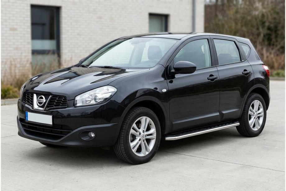 Nissan Qashqai 2010–2014 Sidosteg Maydos V1 (2 st, aluminium ↗ rostfritt stål) Image