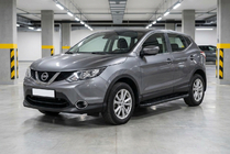 Nissan Qashqai 2014–2021 Sidosteg Bosphorus Black (2 st, aluminium) foto 1