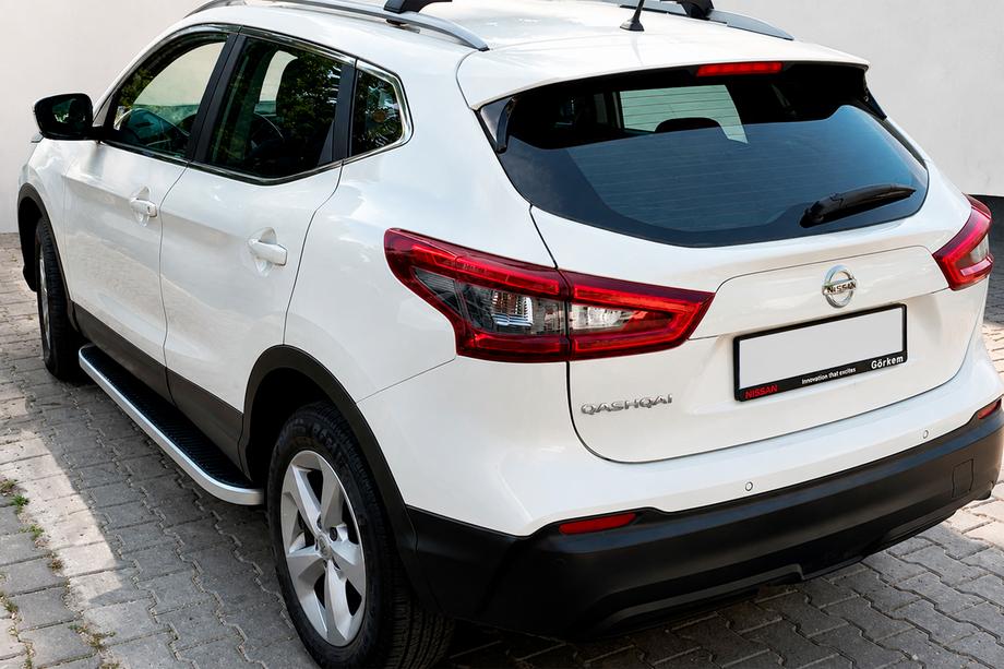 Nissan Qashqai 2014–2021 Sidosteg Tayga (2 st, aluminium) Image