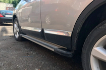 Nissan Qashqai 2014–2021 Sidosteg Rainbow (2 st, aluminium) foto 2