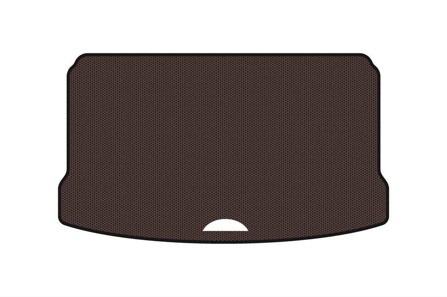 Mini Cooper F55/56/57 2014–2023 Gummimatta till bagageutrymmet Carsuit (för S F55, 5-dörrars, brun) Image