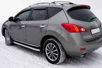 Nissan Murano 2008–2014 Sidosteg Fullmond (2 st, aluminium) foto 1
